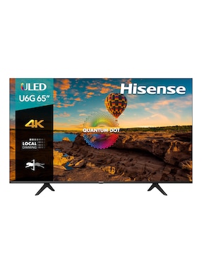 Pantalla Hisense QLED Smart TV de 65 pulgadas Modelo 65U6G