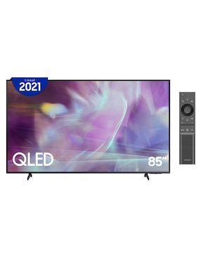 Pantalla Samsung QLED Smart TV de 85 Pulgadas 4K QN85Q60AAFXZX