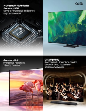 Pantalla Smart TV Samsung QLED de 55 pulgadas 4K/UHD Pantalla Samsung QLED Smart TV de 55 Pulgadas 4K QN55Q60AAFXZX