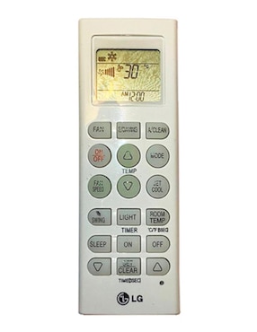 Control remoto Universal para aire Acondicionado Mini Split LG Series Akb74515410