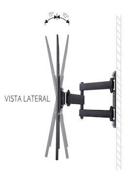 Soporte Steren para pantalla articulado 70 pulgadas