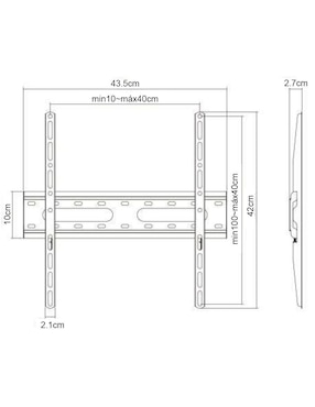 Soporte Manhattan para pantalla fijo 55 pulgadas