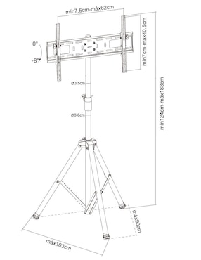 Soporte Manhattan para pantalla portátil