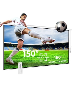 Pantalla Eléctrica para Proyector Audiotek MKZ-PANTA150EBLA