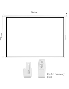 Pantalla Eléctrica para Proyector Audiotek MKZ-PANTA150EBLA