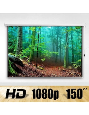 Pantalla Eléctrica para Proyector Audiotek MKZ-PANTA150EBLA