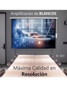 Pantalla Eléctrica para Proyector Audiotek MKZ-PANTA150EBLA