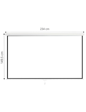 Pantalla Manual para Proyector Audiotek MKZ-PANTA100MBLA