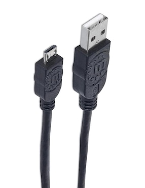 Cable micro USB Manhattan a tipo USB A de 3 m