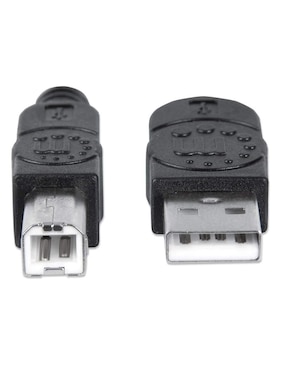Cable USB B Manhattan a tipo USB A de 5 m