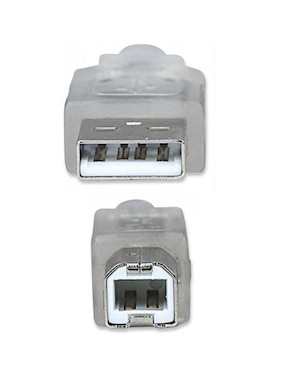 Cable USB B Manhattan a tipo USB A de 4.5 m