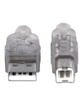 Cable USB B Manhattan a tipo USB A de 5 m