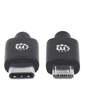 Cable USB C Manhattan a tipo micro USB de 2 m
