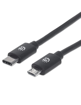 Cable USB C Manhattan a tipo micro USB de 2 m