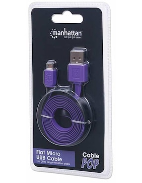 Cable micro USB Manhattan a tipo USB A de 1 m