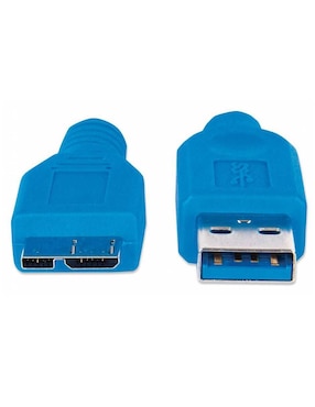 Cable micro B Manhattan a tipo USB A de 1 m