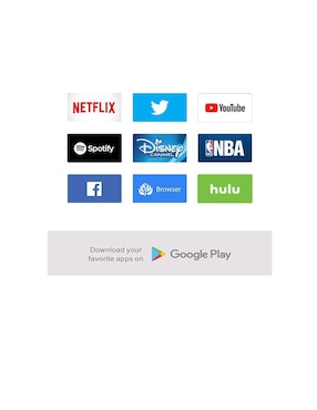 Pantalla Smart TV Sansui LED de 55 pulgadas 4K/UHD SMX55V1UA con Android TV