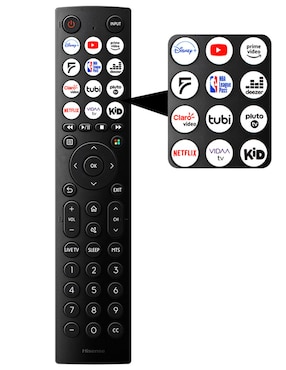 Pantalla Smart TV Hisense LED de 32 pulgadas Full HD 32A4KV