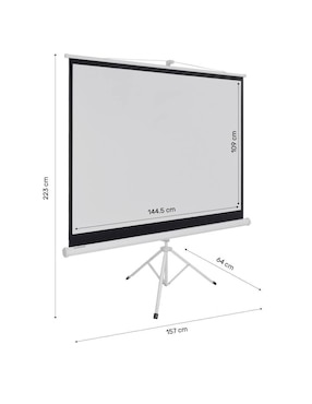 Pantalla Proyector Manual Audiotek MKZ-PANTA72TRIP