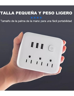 Multicontacto Regleta de 6 contactos