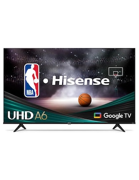 Pantalla Smart TV Hisense LCD de 55 pulgadas 4K/UHD 55A65H con Google TV