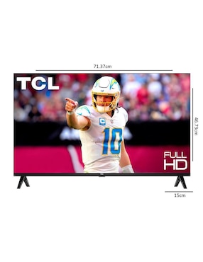 Pantalla Smart TV Tcl LED de 32 pulgadas Full HD 32S350G con Google TV
