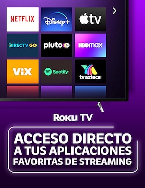 Pantalla Smart TV Tcl LED de 32 pulgadas HD 32S331 con Roku TV