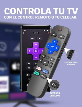 Pantalla Smart TV Tcl LED de 32 pulgadas HD 32S331 con Roku TV