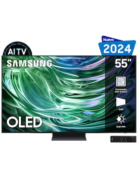 Pantalla Smart TV Samsung OLED De 55 Pulgadas 4K QN55S90DAFXZX