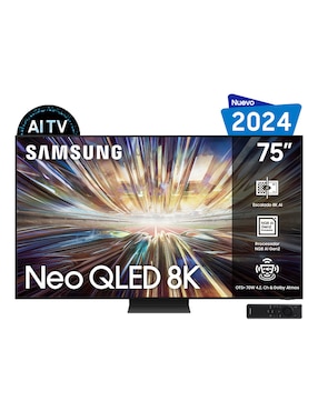 Pantalla Smart TV Samsung NEO QLED De 75 Pulgadas 8k Qn75qn800dfxzx Con Tizen