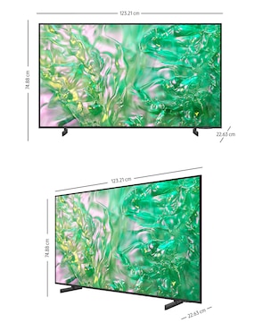 Pantalla Smart TV Samsung LED de 55 pulgadas 4K UN55DU8000FXZX