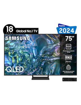 Pantalla Smart TV Samsung QLED De 75 Pulgadas 4K QN75Q65DAFXZX