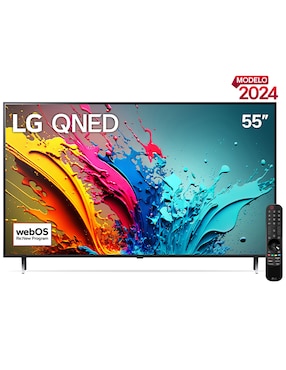 Pantalla Smart TV LG QNED De 55 Pulgadas 4K 55QNED85TSA