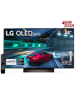 Pantalla Smart TV LG OLED De 48 Pulgadas 4K OLED48C4PSA