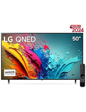 Pantalla Smart TV LG QNED De 50 Pulgadas 4K UHD 50QNED85TSA