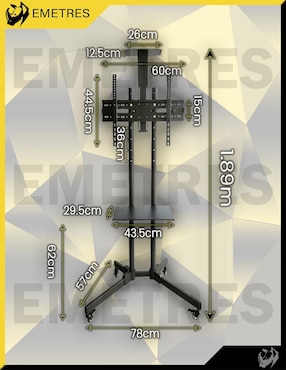 Soporte Emetres para pantalla portátil