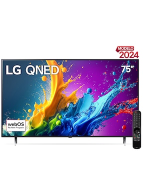 Pantalla Smart TV LG QNED De 75 Pulgadas 4 K 75QNED80TSA