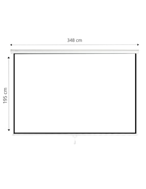 Pantalla proyector manual Audiotek mkz-panta150mbla
