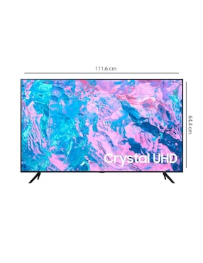 Pantalla Smart TV Samsung Plasma de 50 pulgadas 4K/UHD UN-50DU7000 con Google TV
