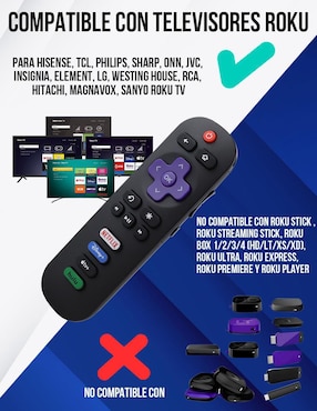Control remoto para Smart TV Control Expert CE-ATC14