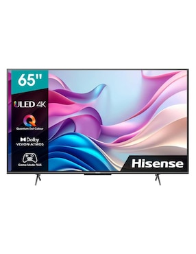 Pantalla Smart TV Hisense ULED De 65 Pulgadas 4K 65U6H Con Google TV