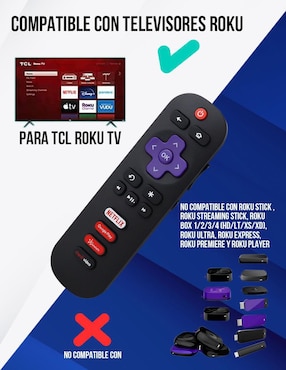 Control remoto para smart tv Control Expert ce-trc12