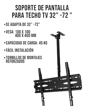 Soporte Control Expert para pantalla fijo 32 - 72 pulgadas