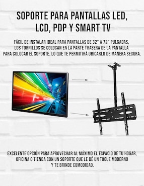 Soporte Control Expert para pantalla fijo 32 - 72 pulgadas