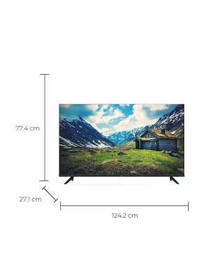 Pantalla Jvc LED de 55 pulgadas 4K/UHD SI55UR con Roku TV