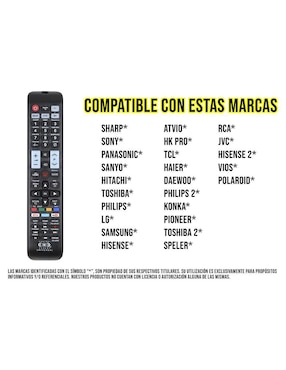 Control remoto universal para Smart TV Control Expert CE-U29X
