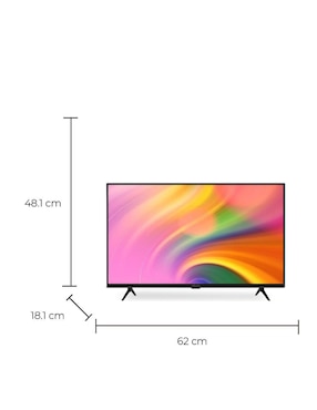 Pantalla Smart TV Spectra LED de 32 pulgadas HD 32-RSP con Roku TV