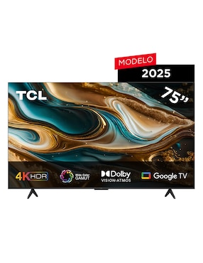 Pantalla Smart TV TCL LED De 75 PulGadas 4K UHD 75S551G Con Google TV