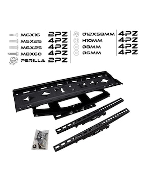 Soporte Virtual Zone para pantalla articulado 32 - 80 pulgadas