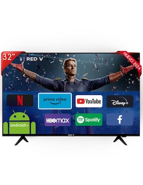 Pantalla Smart TV Red Velvet LED de 32 pulgadas HD RED32STV con Android TV